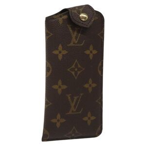 Pre Loved louis vuitton Unisex Monogram Glasses Case